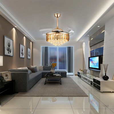 52বিলেডবিহীন LED সিলিং ফ্যান লাইট